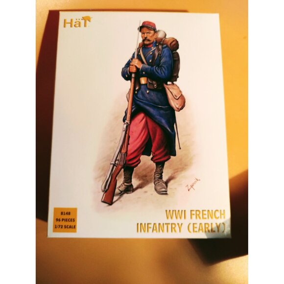HaT Military Figures WWI Early French Infantry 96 pcs #8148 - Picture 1 of 3